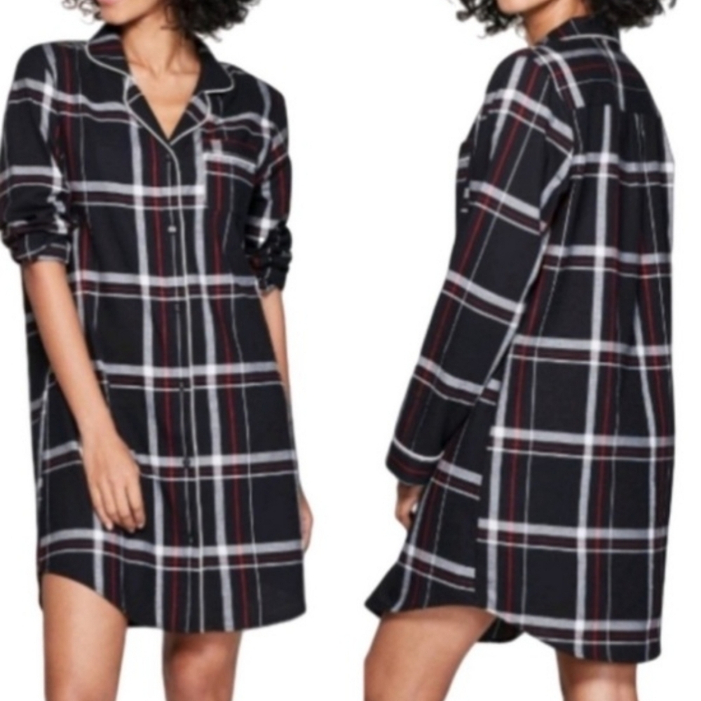 Flannel Sleep Shirt - women